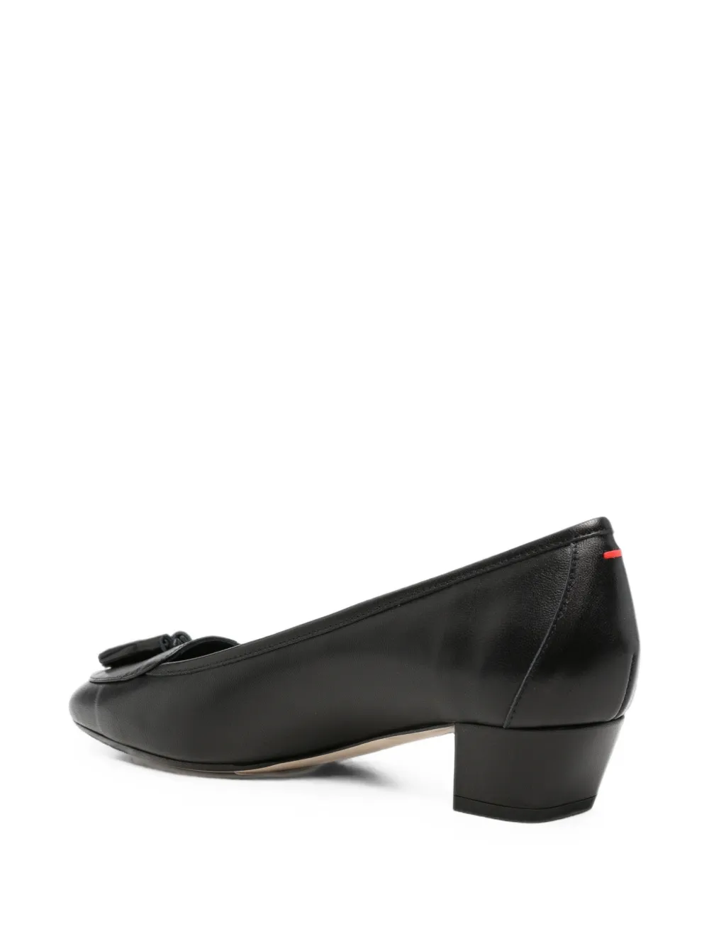 Aeyde Valentine tassel-detail leather pumps Zwart