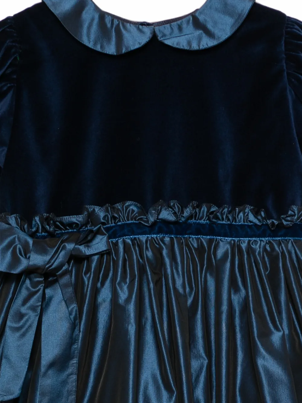Mariella Ferrari Jurk met ruches taille Blauw