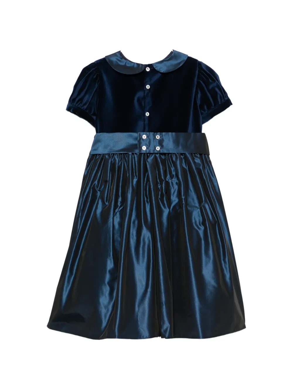 Mariella Ferrari Jurk met ruches taille Blauw