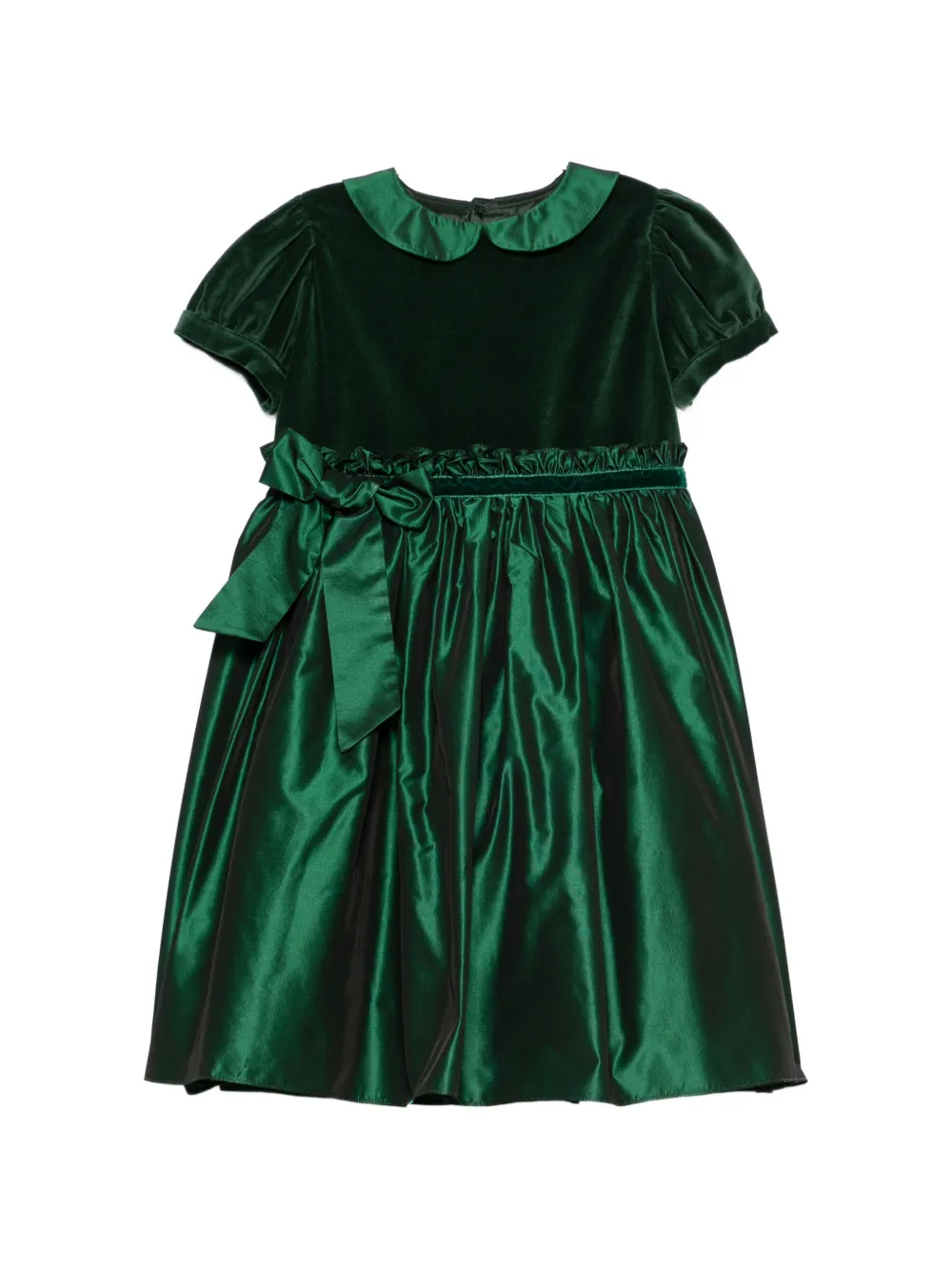 Mariella Ferrari bow-detail flared dress - Verde
