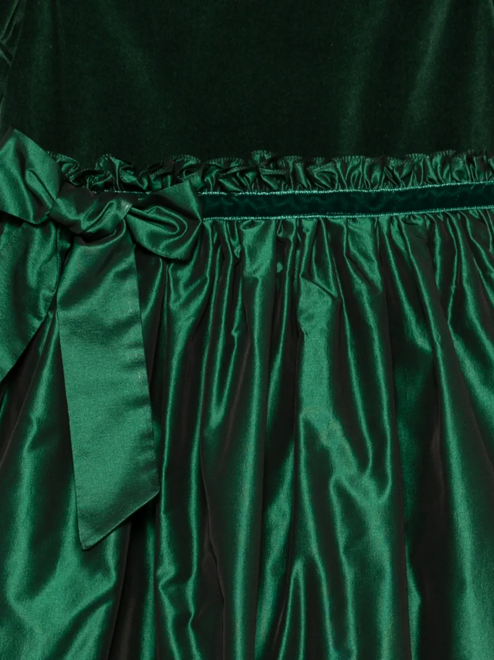 Mariella Ferrari Flared jurk met strik-detail Groen