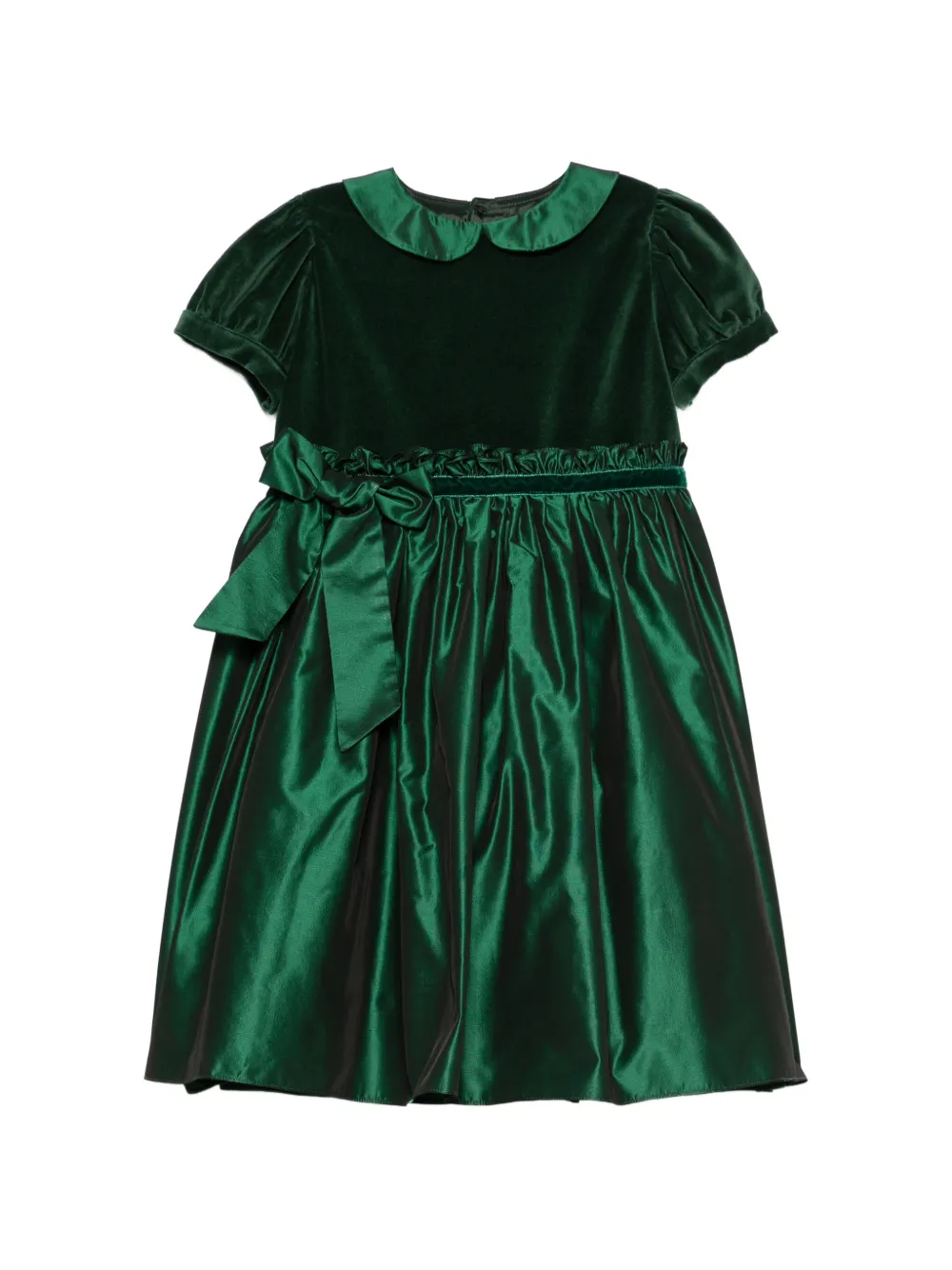 Mariella Ferrari bow-detail flared dress - Verde