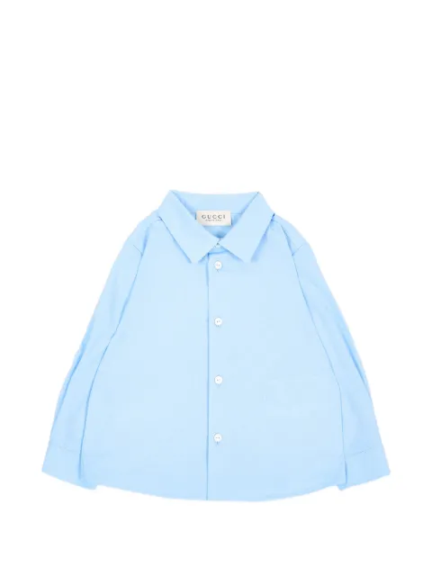 Gucci Kids GG Supreme long-sleeve shirt
