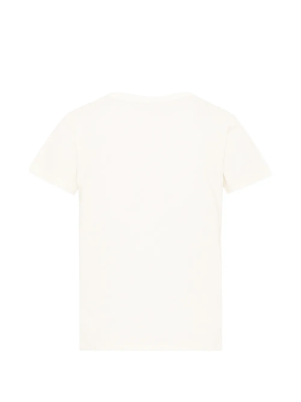 Gucci Kids T-shirt met logoprint en kattenprint Beige