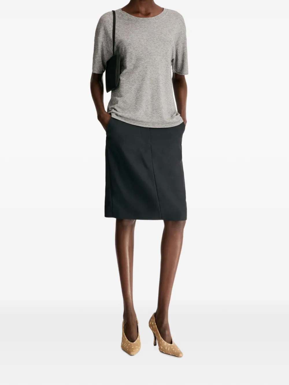 LouLou de Saison Ezra jersey T-shirt Grijs