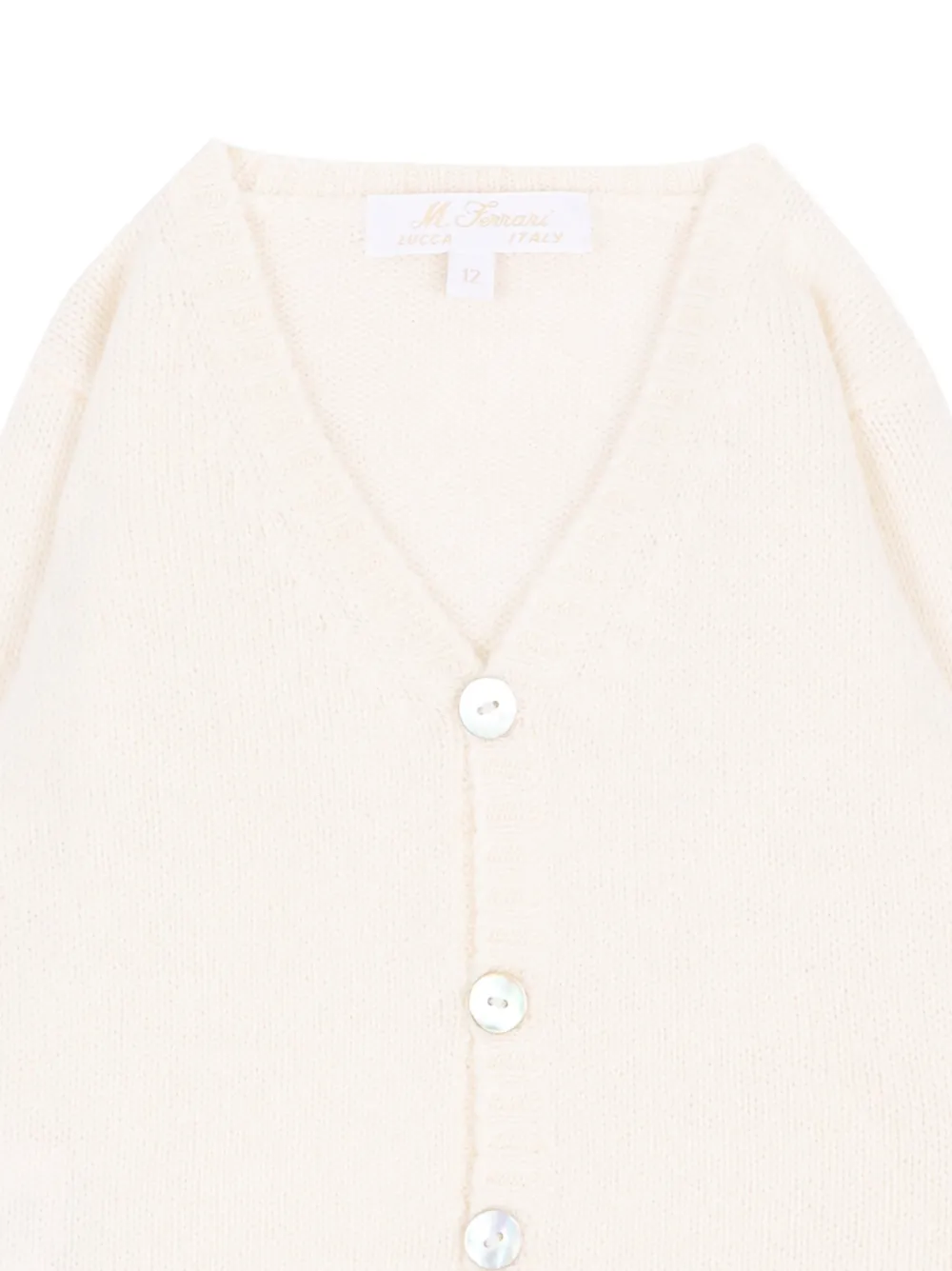 Mariella Ferrari Vest met V-hals Wit