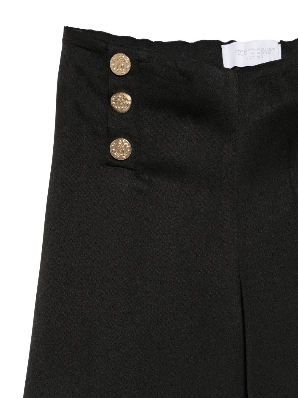Roberto Cavalli Junior Flared broek Zwart