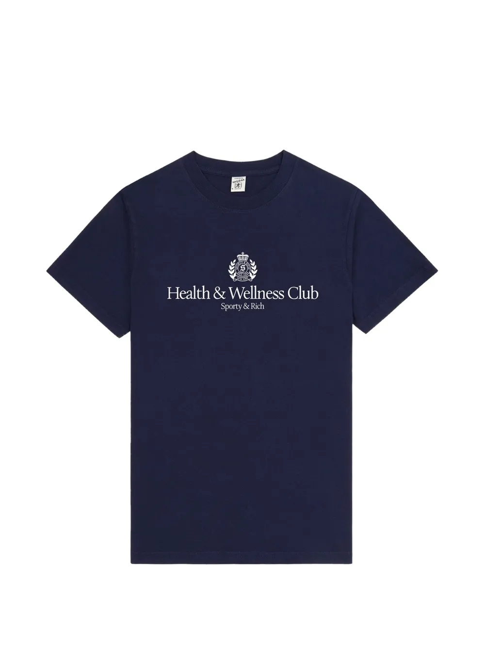 Sporty & Rich H&W Crest T-shirt - Blau