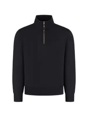 Moncler ハーフジップ セーター | ブラック | FARFETCH JP
