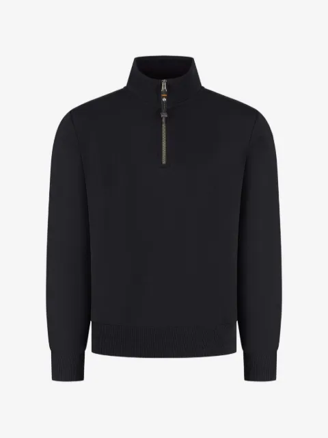 Parajumpers Broad Peak logo-patch zip-fastening sweater