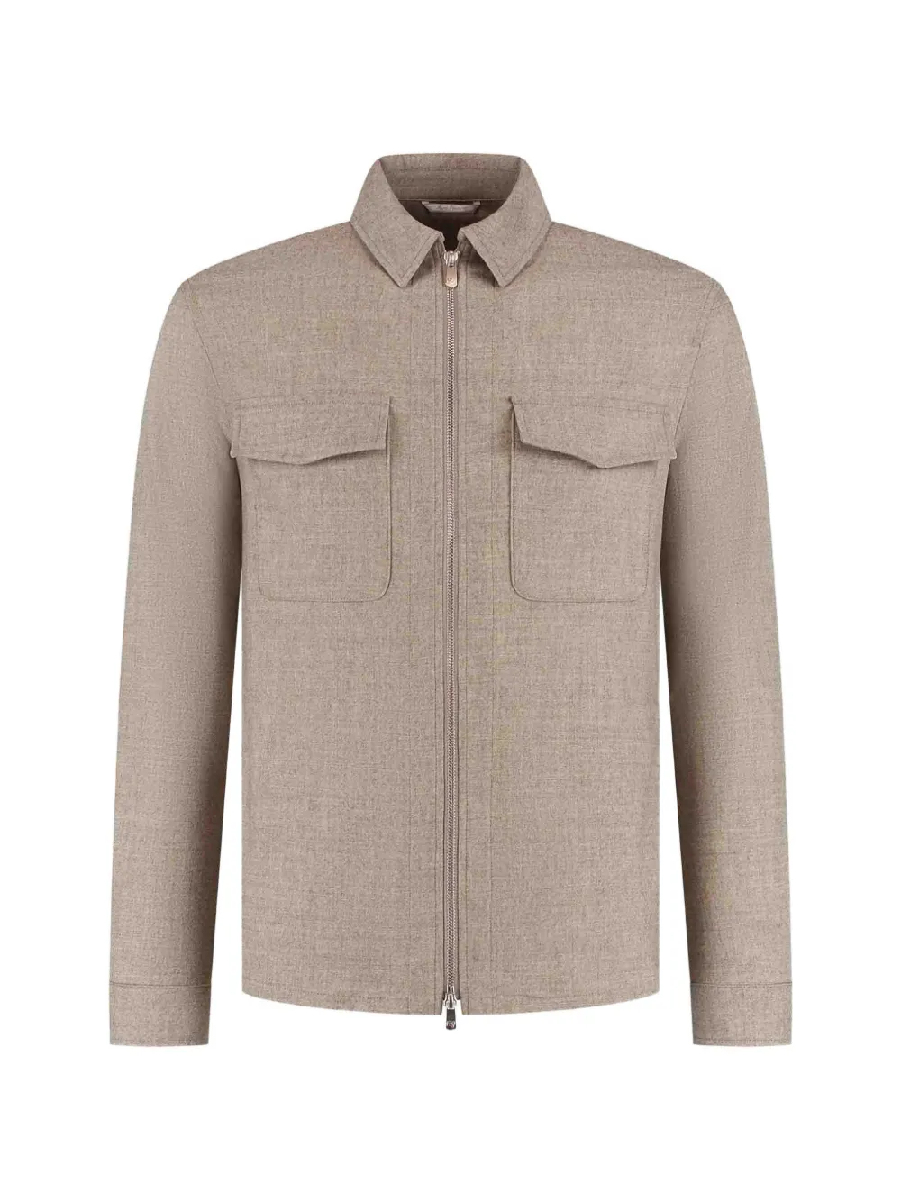 Marco Pescarolo zip-up chest-pocket jacket - Nude