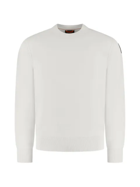 Parajumpers Basic Braw logo-patch ribbed-trim jumper