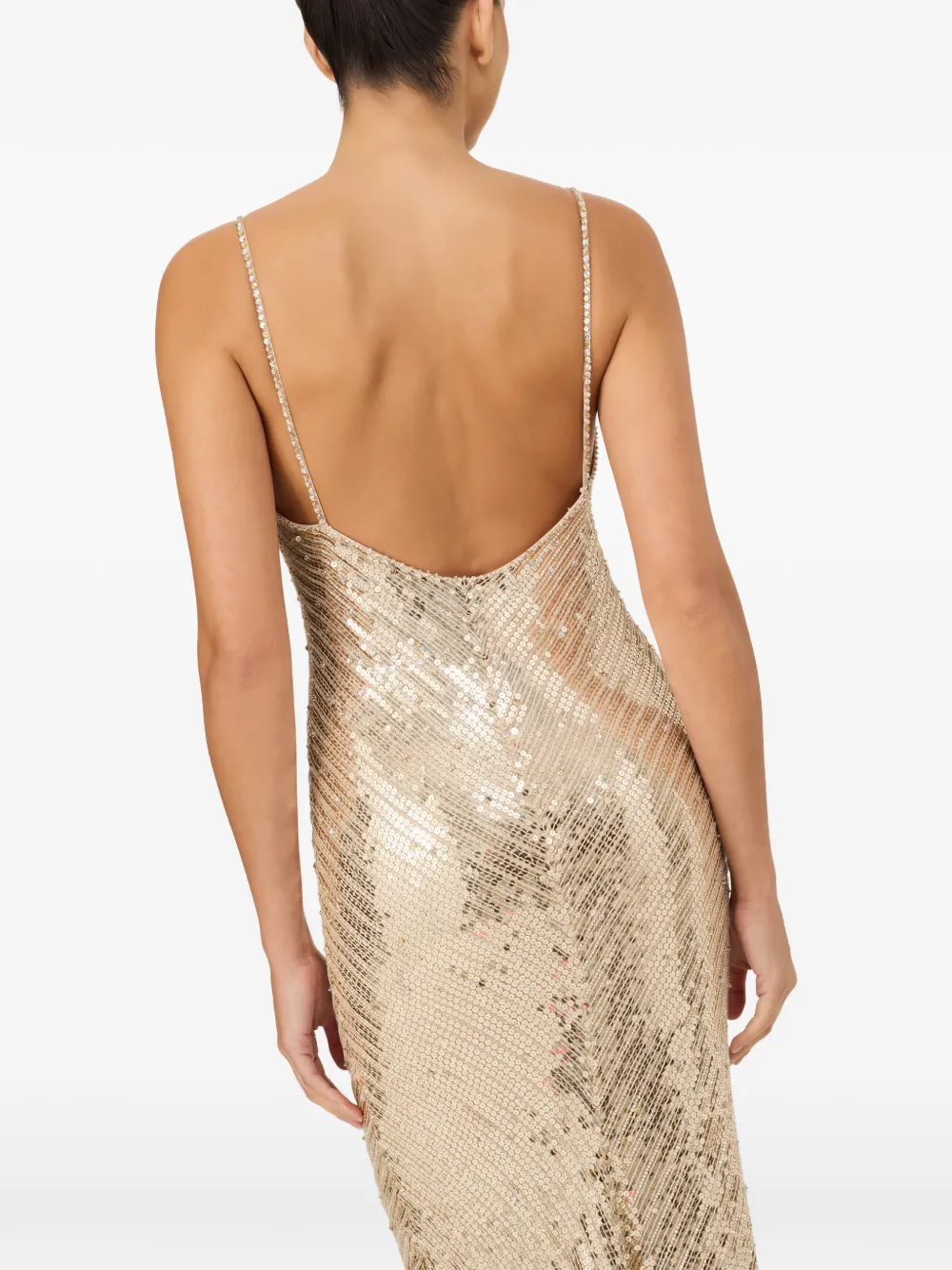 Jenny Packham Ariel maxi-jurk Goud