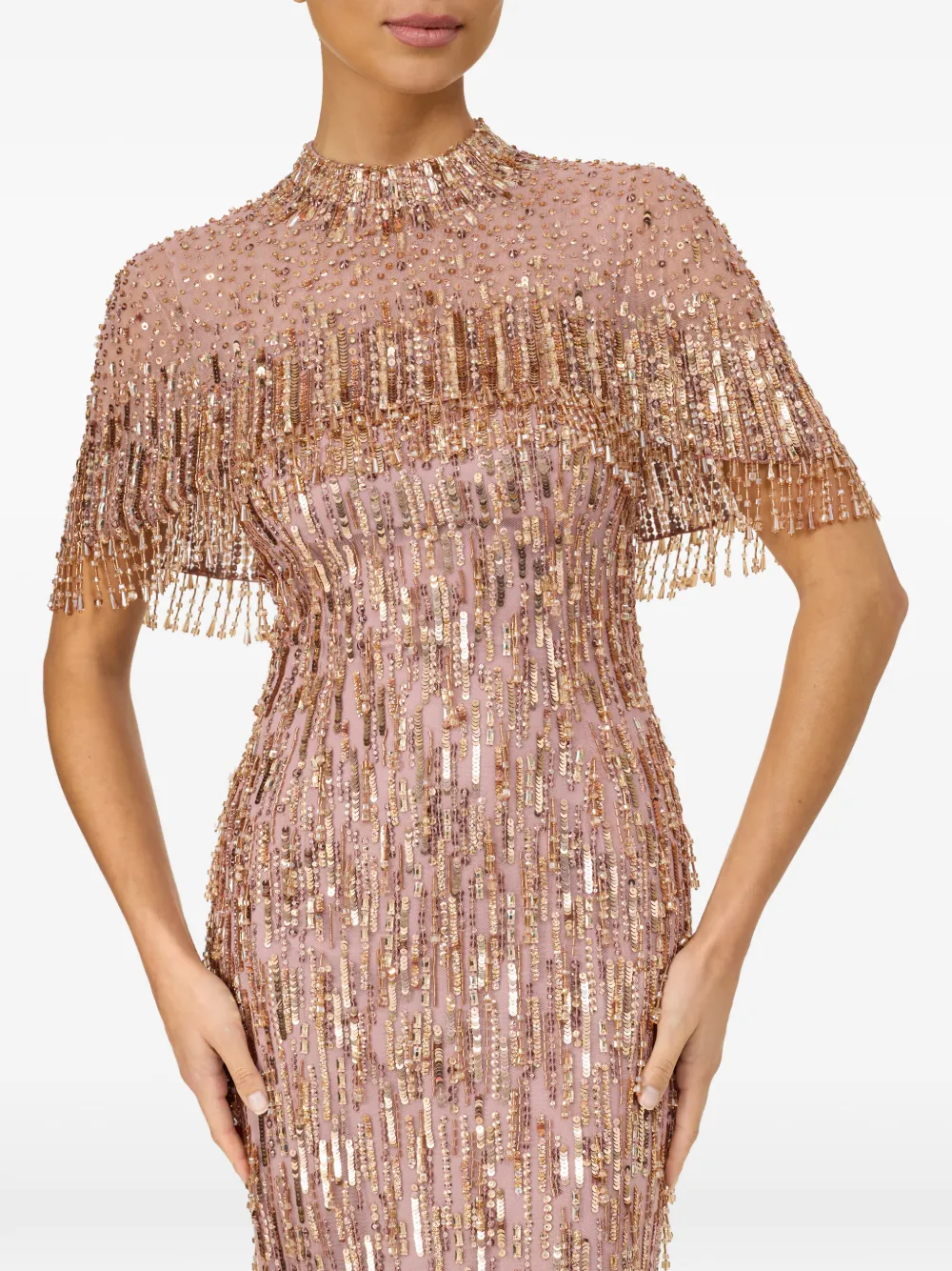 Jenny Packham Leia jurk Roze