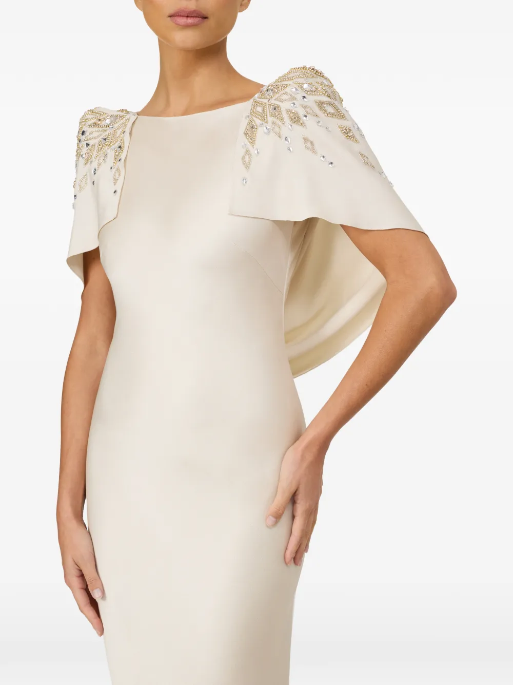 Jenny Packham Ophelia jurk Beige