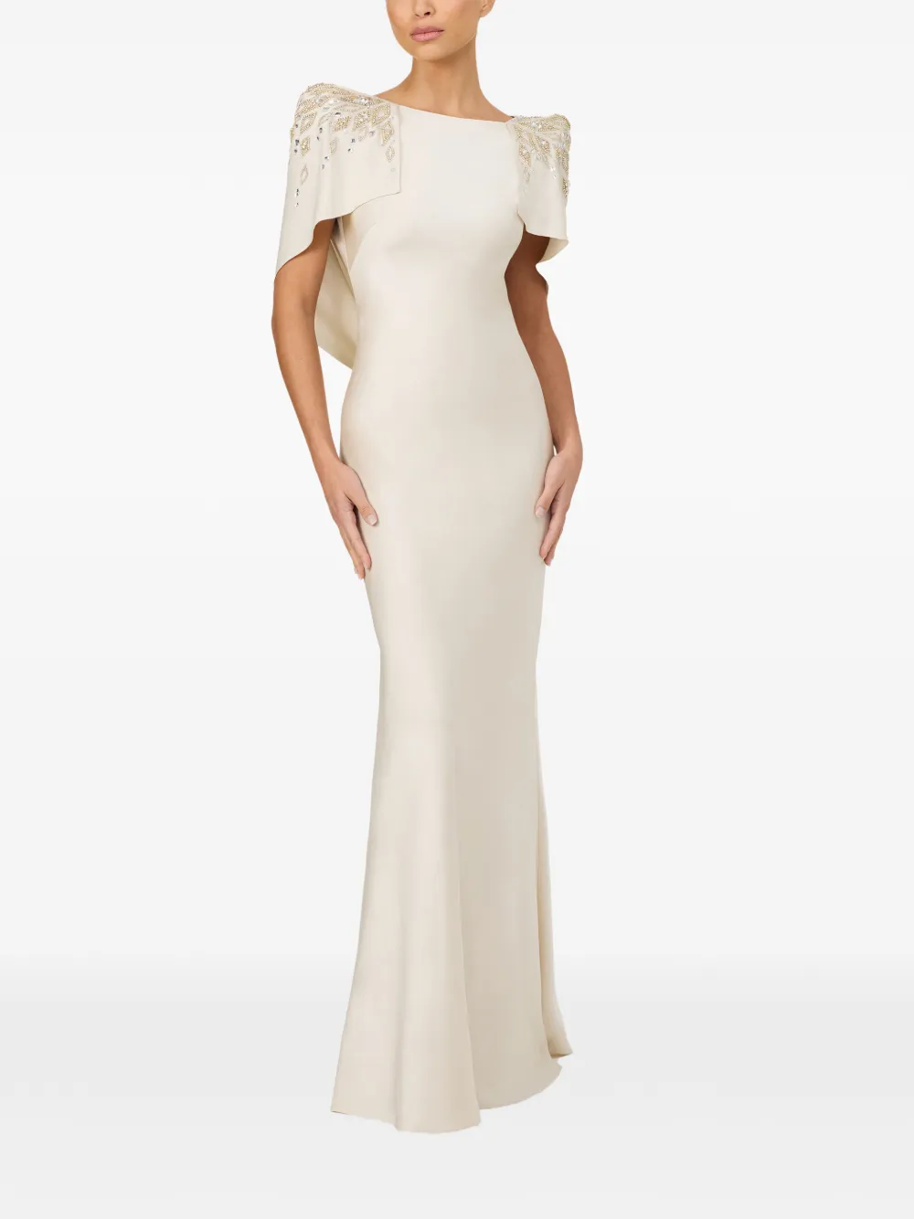 Jenny Packham Ophelia jurk Beige