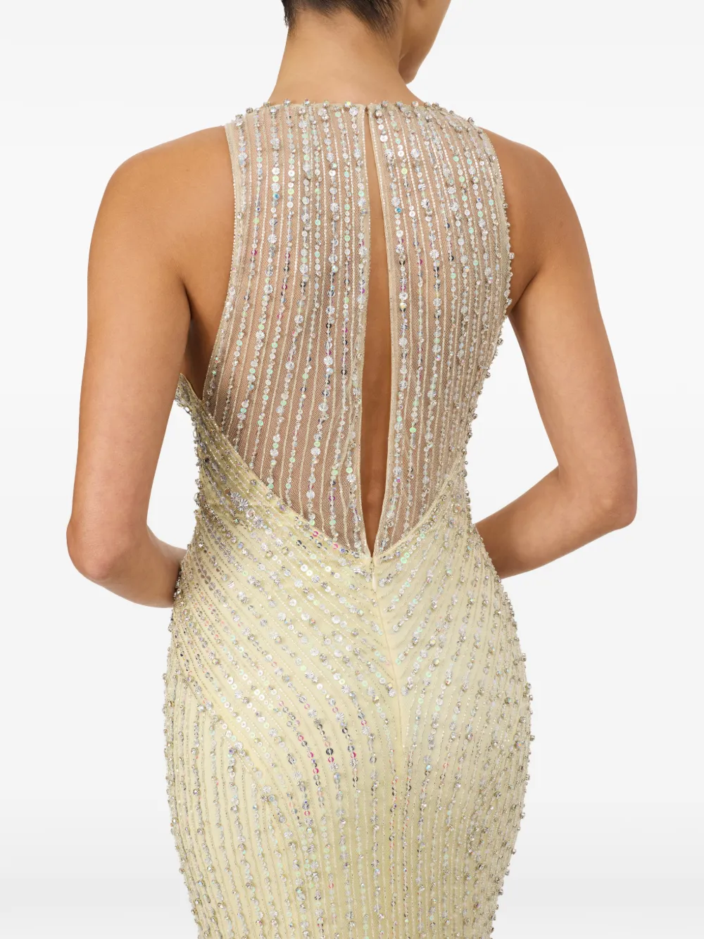 Jenny Packham Atlas jurk Beige