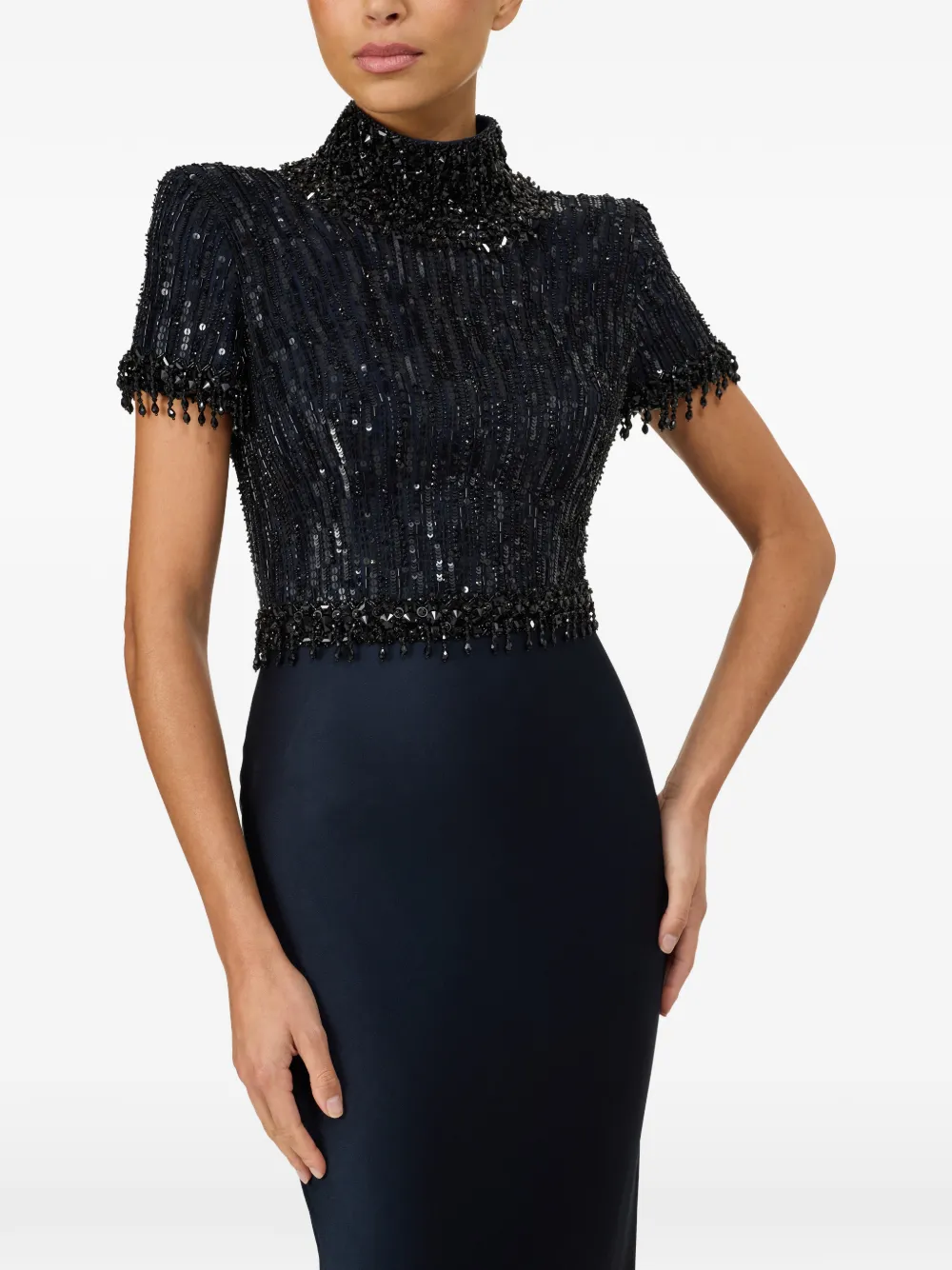 Jenny Packham Trinity maxi-dress Blauw