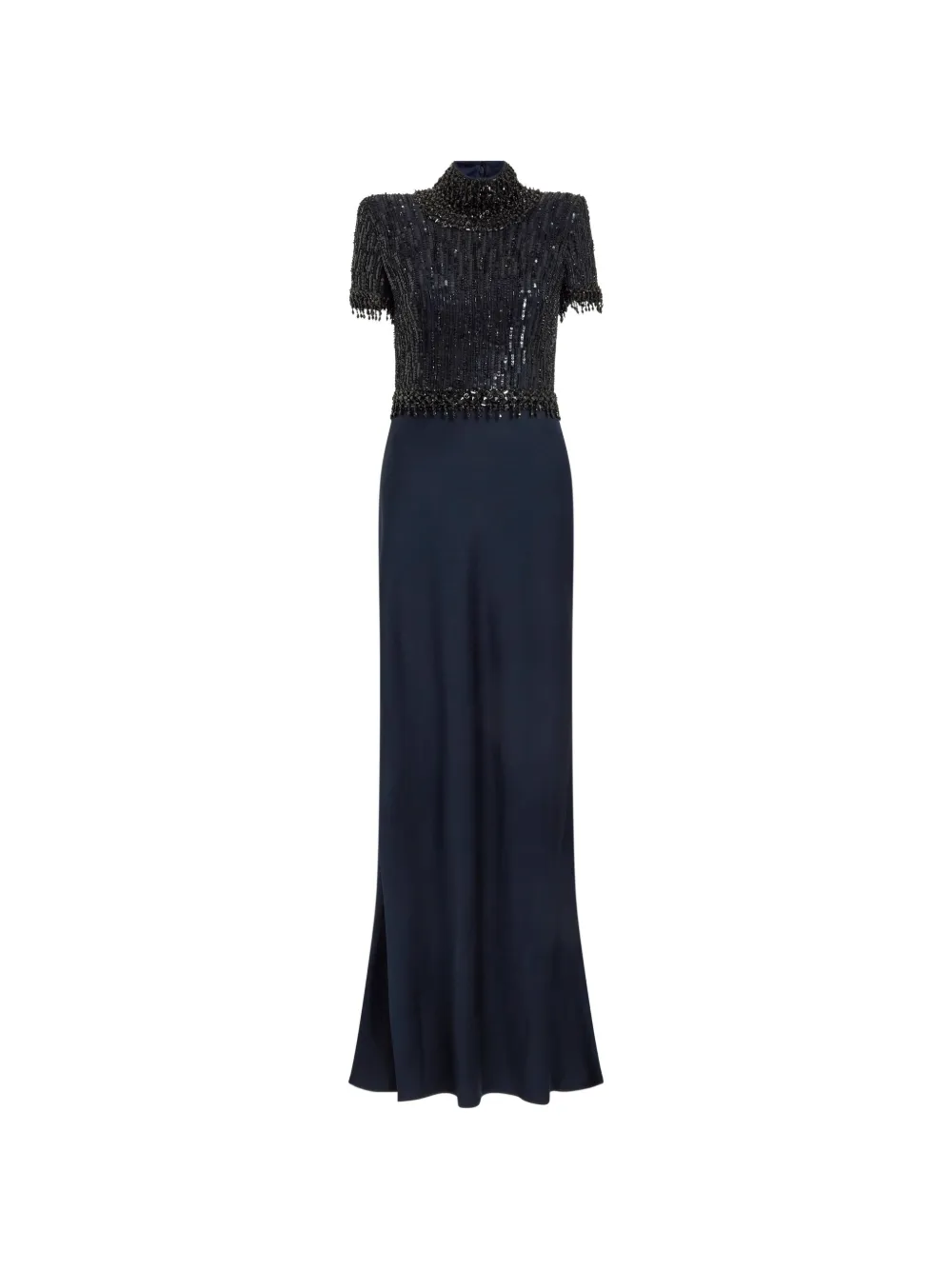 Jenny Packham Trinity Maxi Dress In Blue