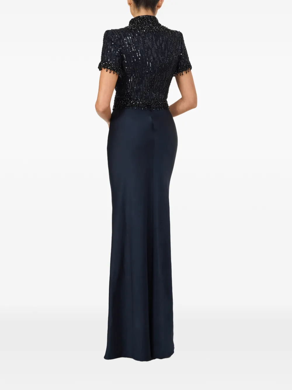 Jenny Packham Trinity maxi-dress Blauw
