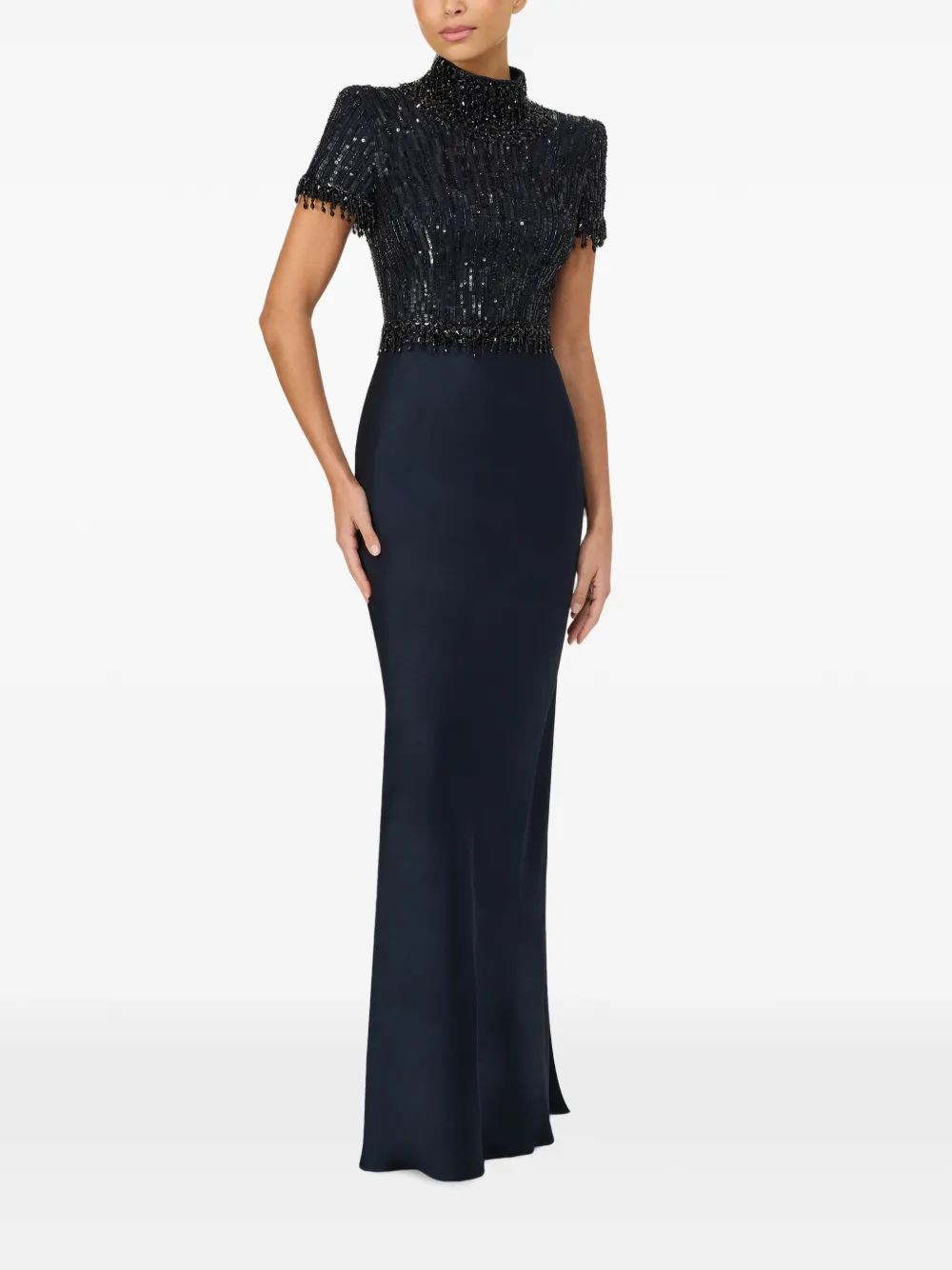 Jenny Packham Trinity maxi-dress Blauw