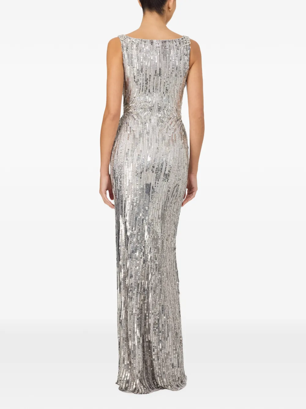 Jenny Packham Solaris jurk Zilver