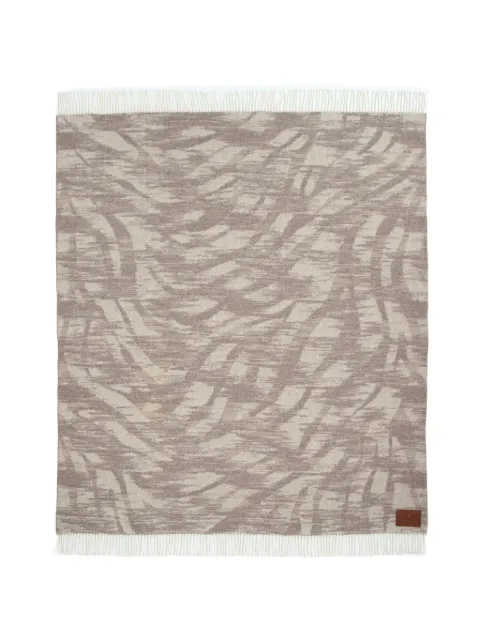 Roberto Cavalli Home Savana animal-print fringed throw