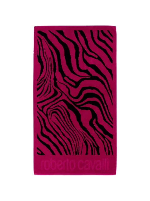 Roberto Cavalli Home toalla de playa con estampado Zebra