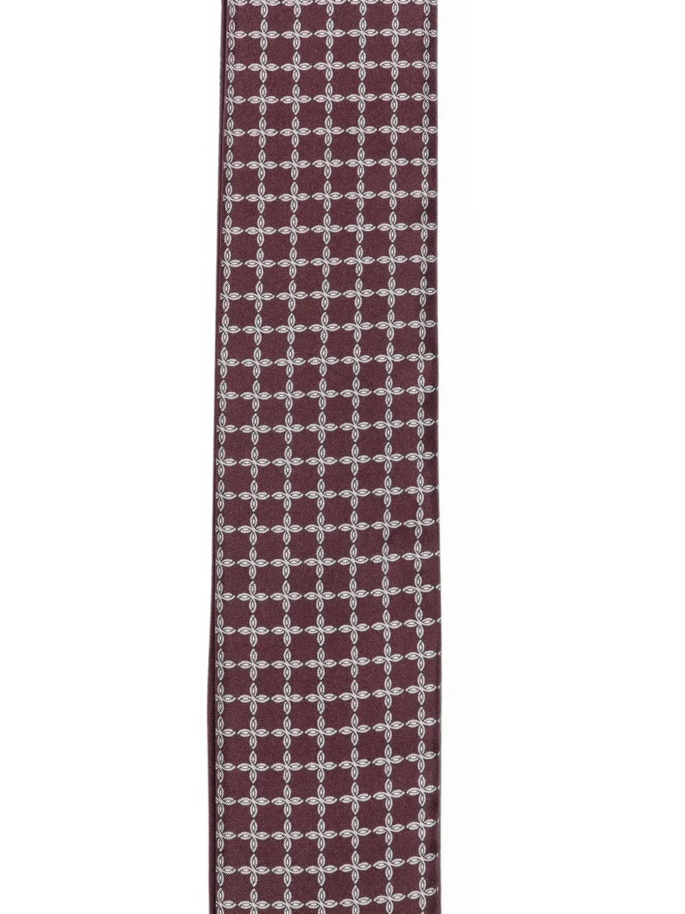 Tagliatore Sjaal met geometrische print Rood