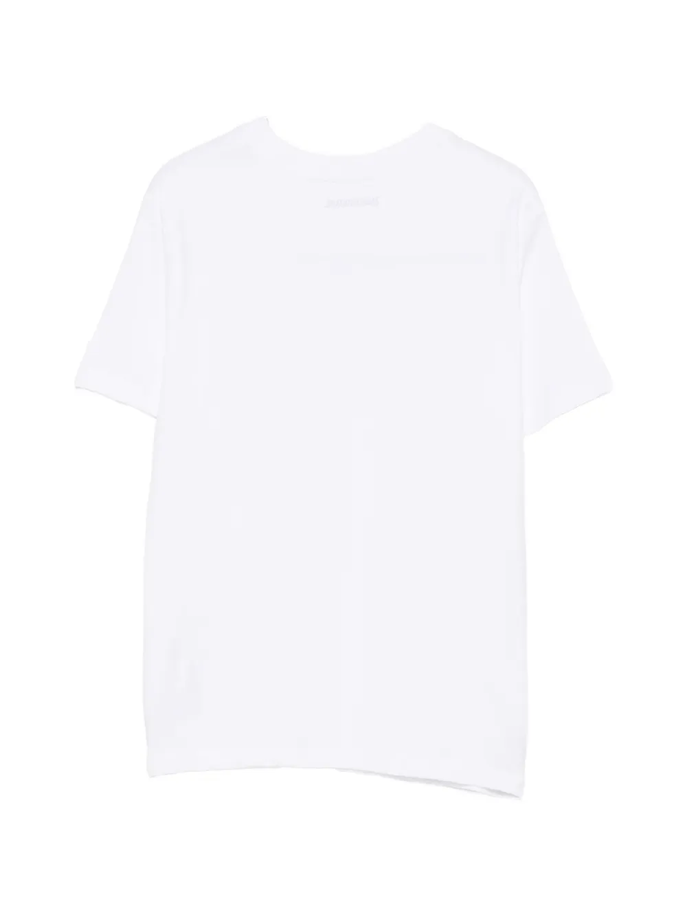 Zadig & Voltaire Kids Katoenen T-shirt met logoprint Wit