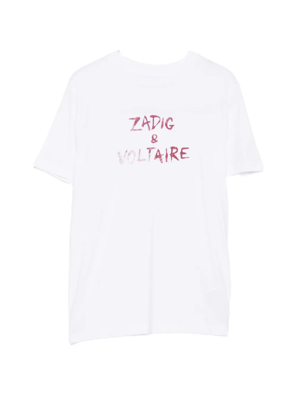 Zadig & Voltaire Kids logo-print cotton T-shirt - Bianco