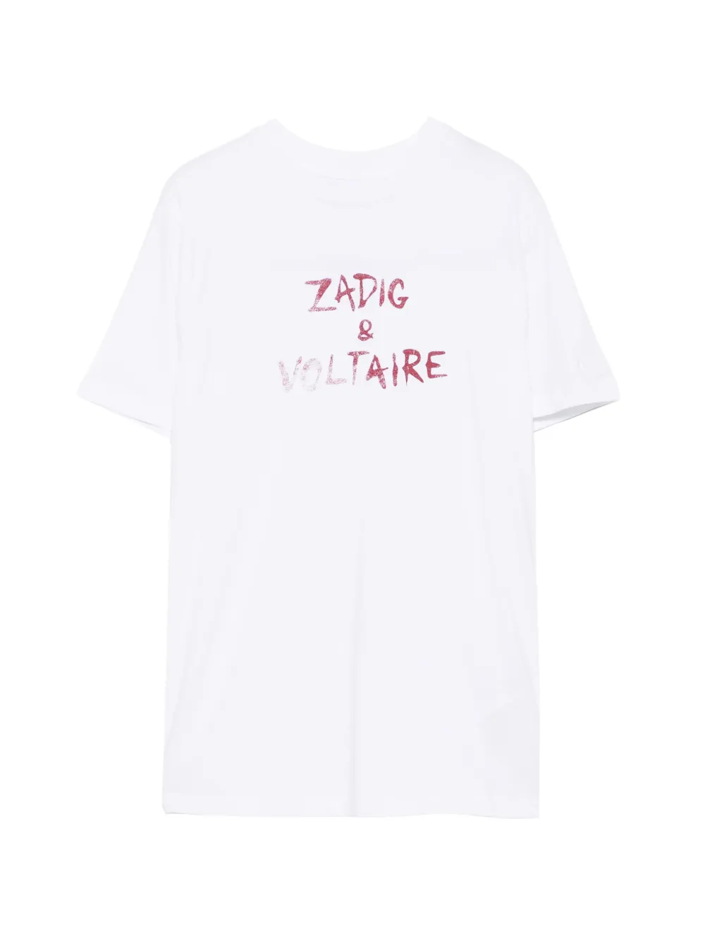Zadig & Voltaire Kids logo-print cotton T-shirt - Bianco