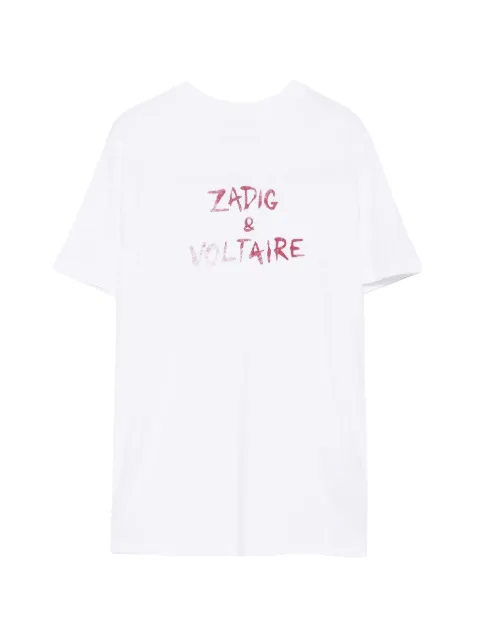 Zadig & Voltaire Kids logo-print cotton T-shirt