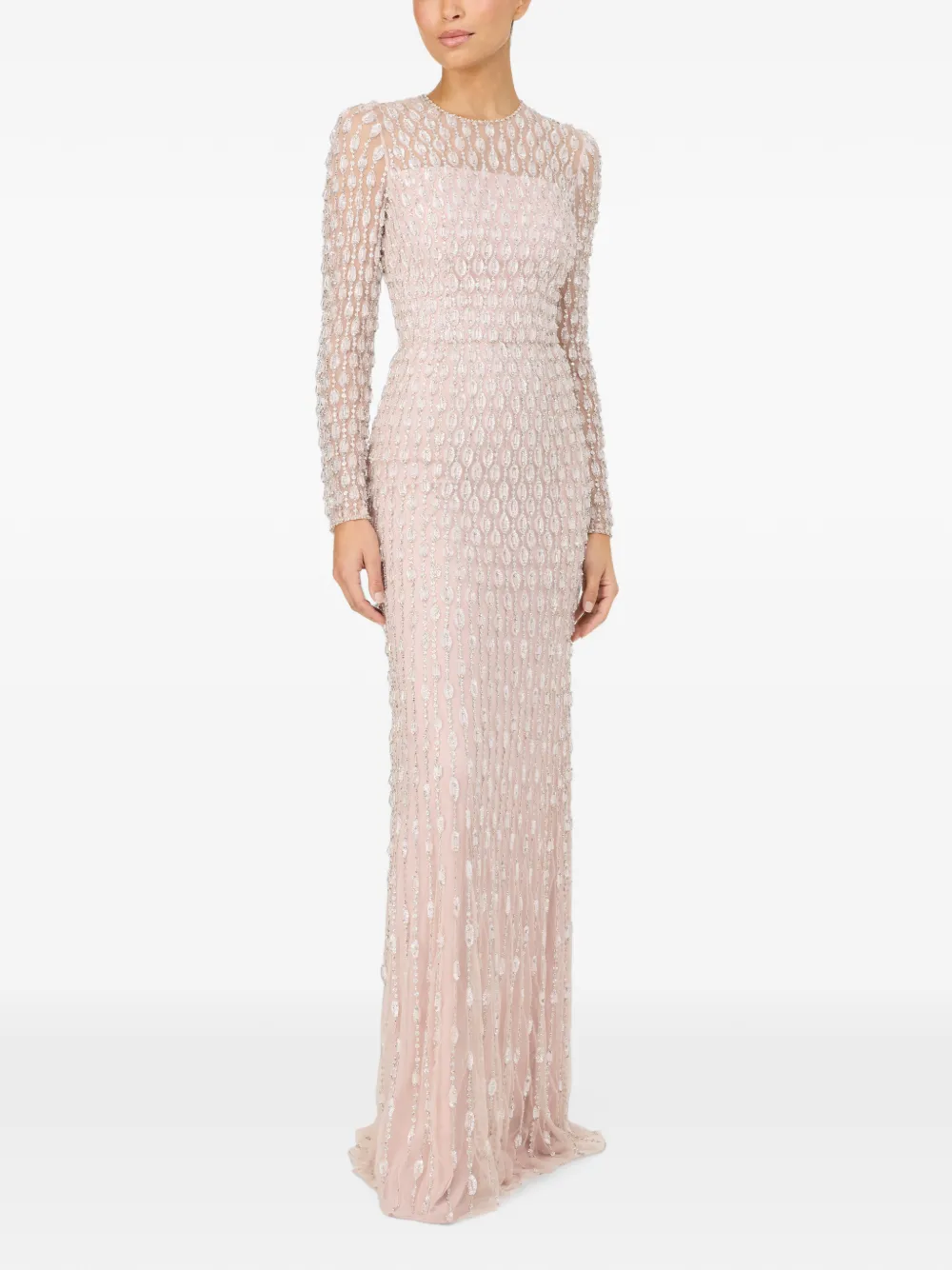 Jenny Packham Nova avondjurk Roze