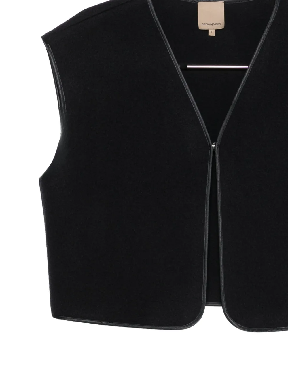 Emporio Armani Bodywarmer met afwerking Blauw