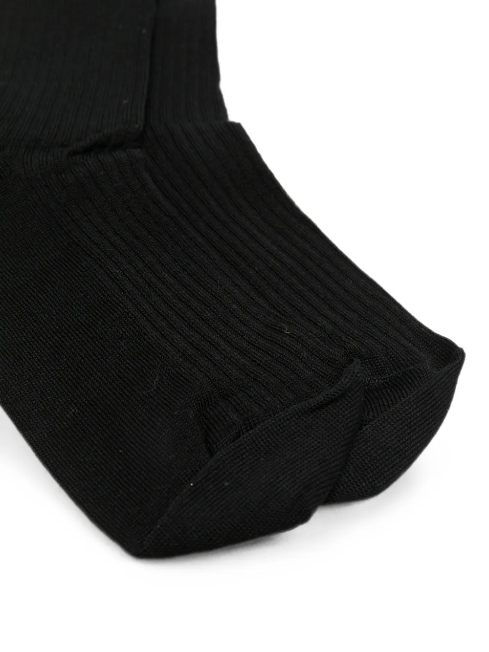 MM6 Maison Margiela Kniehoge sokken met logo Zwart