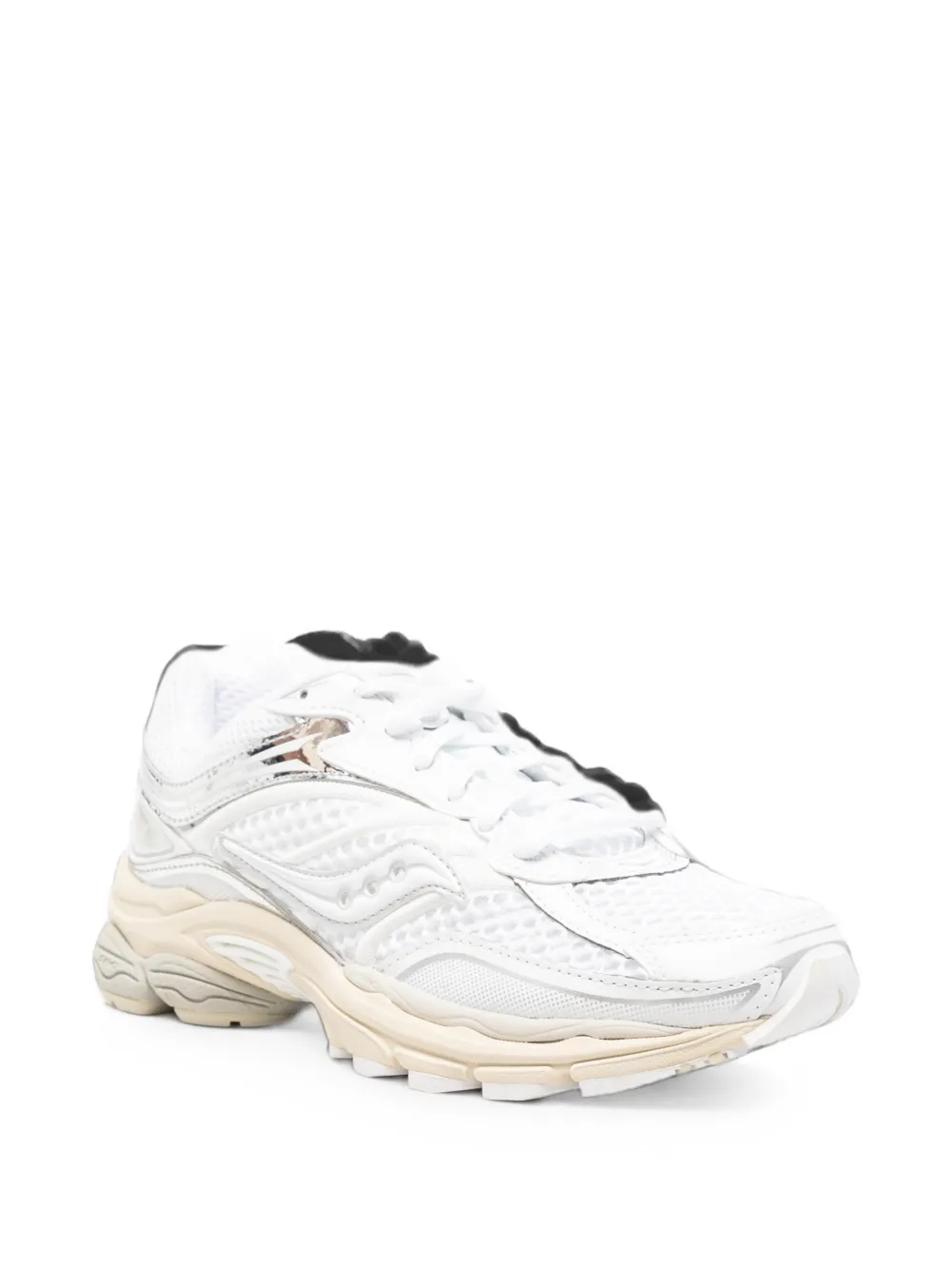 Saucony mesh panelled sneakers Wit
