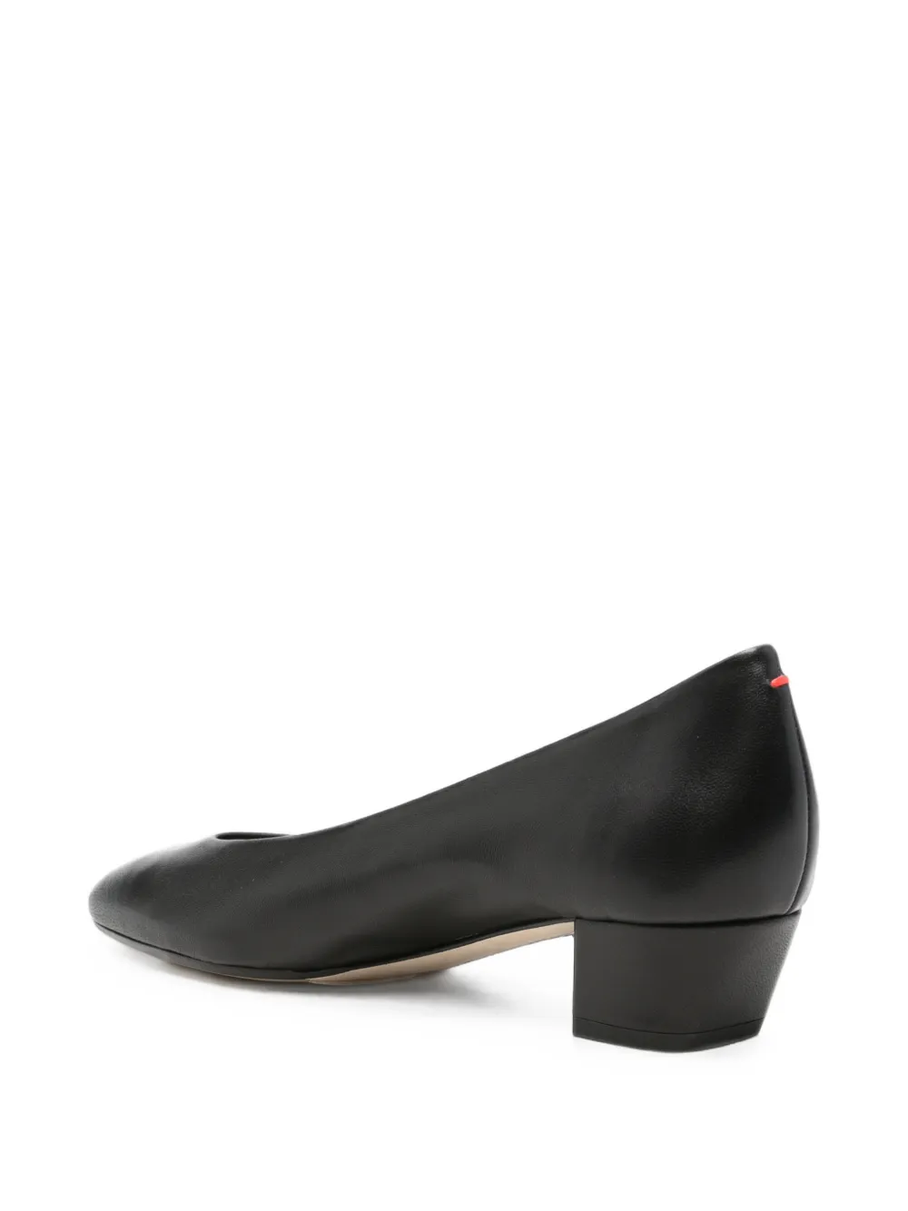 Aeyde pointed-toe leather pumps Zwart