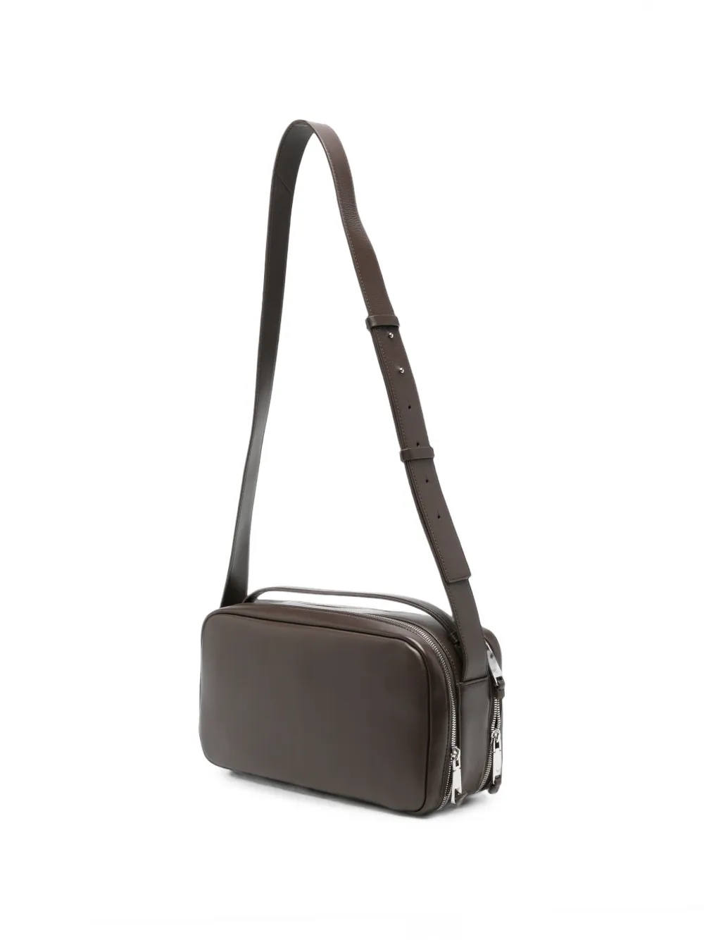 Emporio Armani Schoudertas met logoprint Bruin