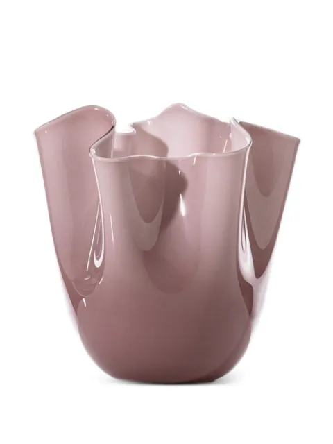 Venini Fazzoletto ruffled vase