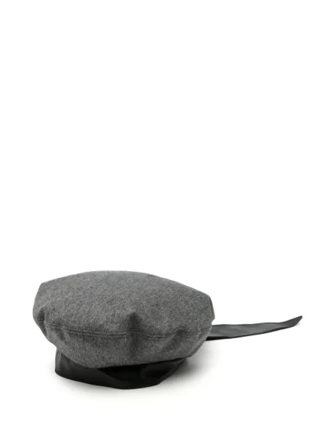 Emporio Armani bow-detail beret