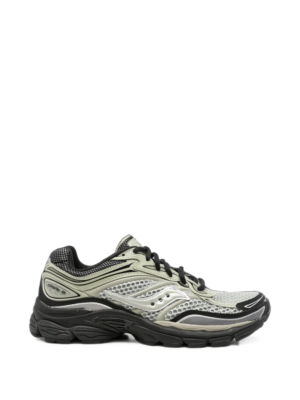 Saucony Omni 9 mesh sneakers Groen
