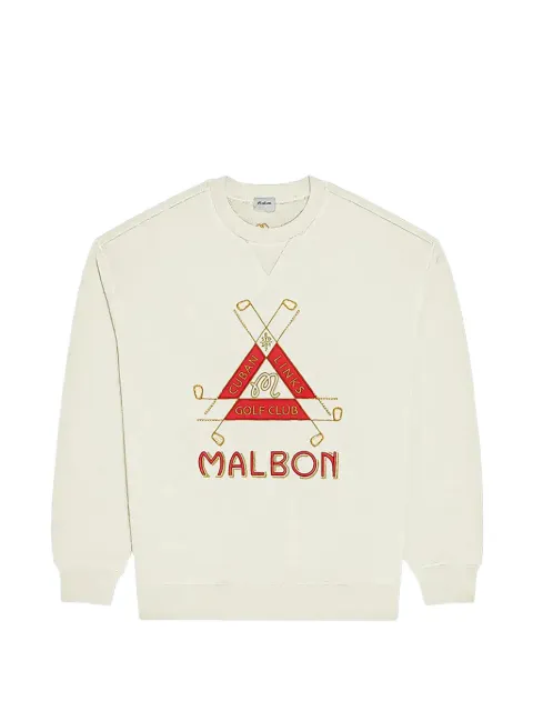 Malbon Golf Trinity logo-embroidered sweater