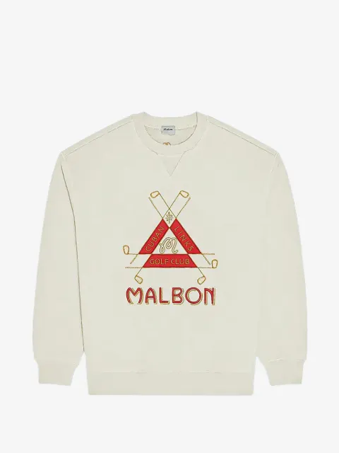 Malbon Golf Trinity logo-embroidered sweater