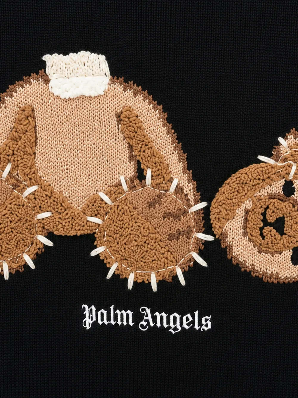 Palm Angels Kids Trui met beerprint Zwart