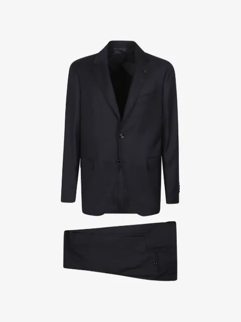 Lardini traje de lana con botones