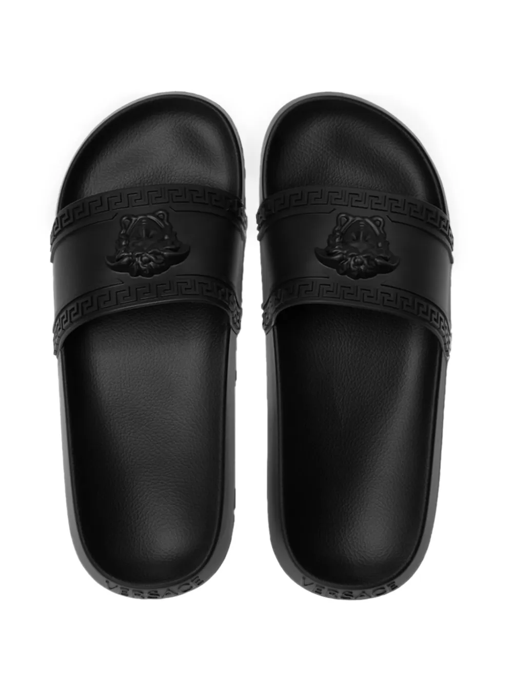 Versace Medusa Greca sandalen Zwart