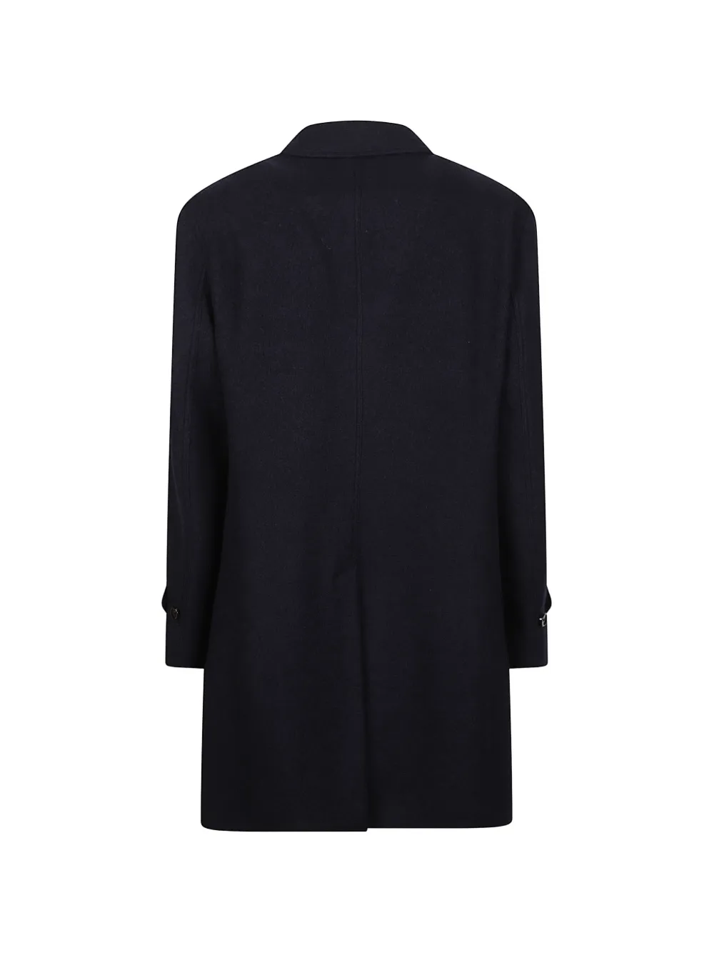 Lardini Wollen jas met knoopmanchetten Blauw