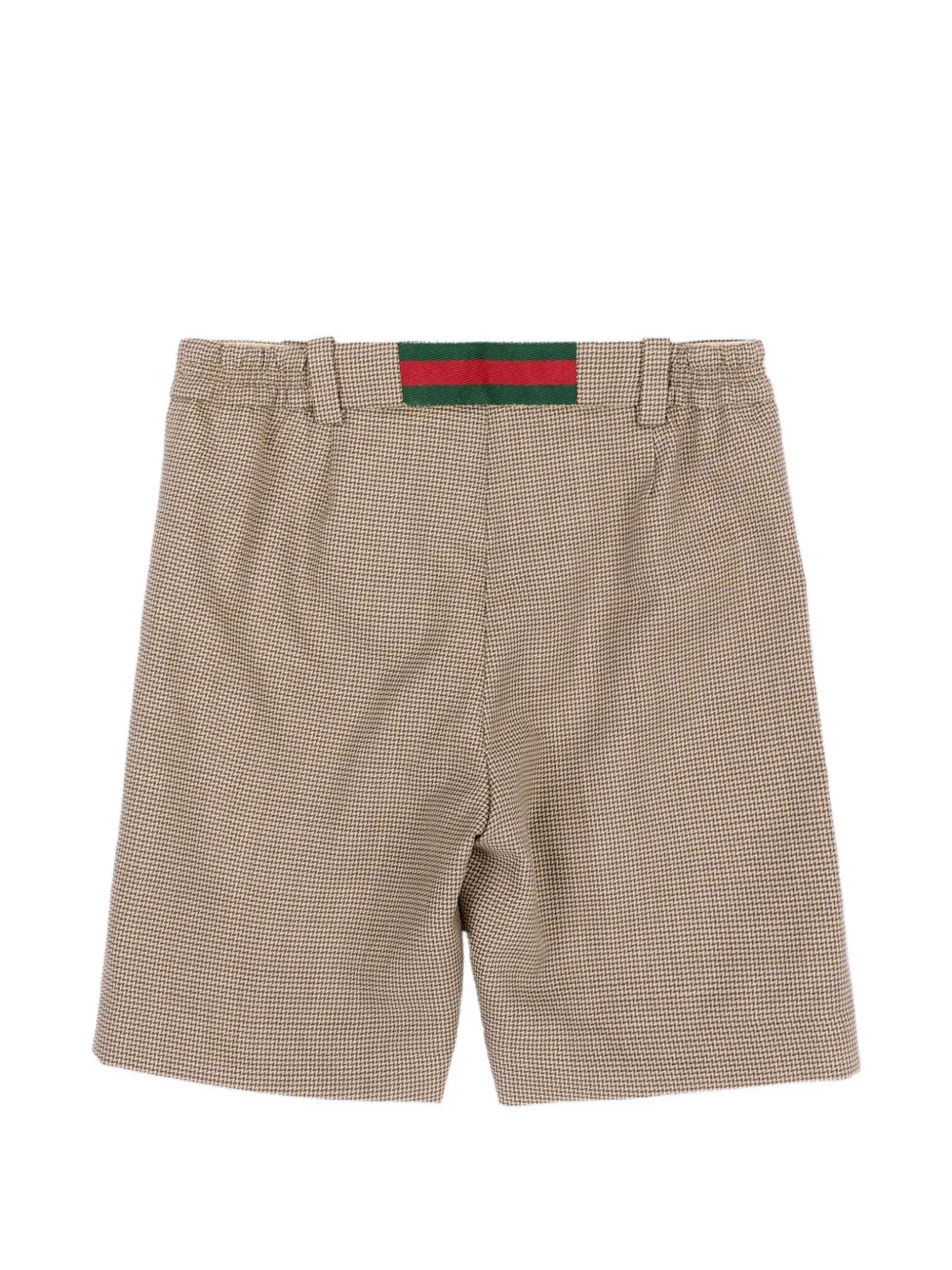 Gucci Kids Shorts met zigzag-patroon Beige
