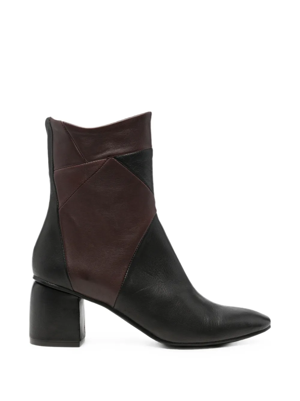 kudeta patchwork leather ankle boots